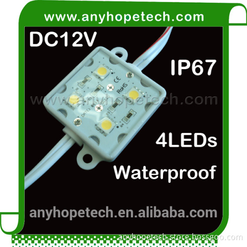 Factory Selling SMD5050 waterproof 4LEDs smd indoor led module